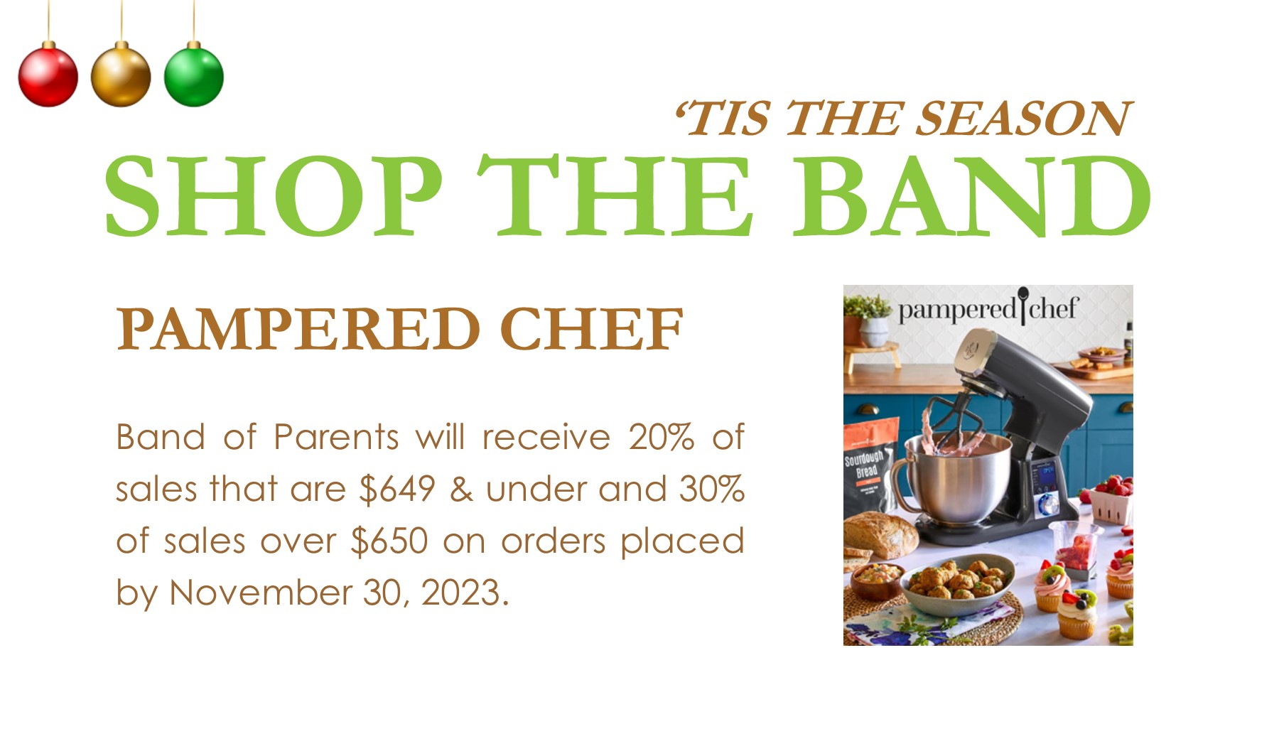Shop the Band_Pampered Chef 2023_Homepage Slide